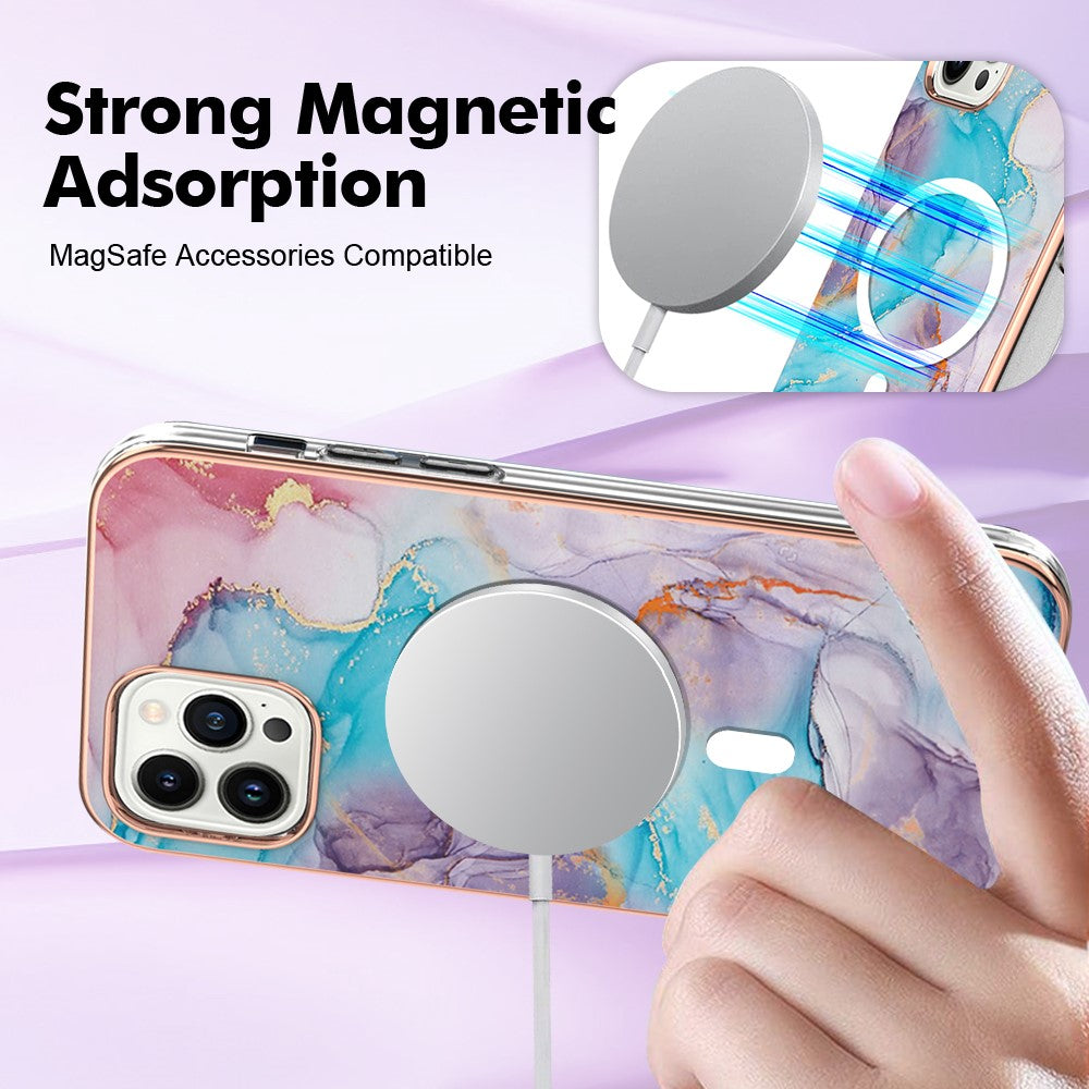 iPhone 15 Pro MagSafe Cover marmor - produktbillede 3