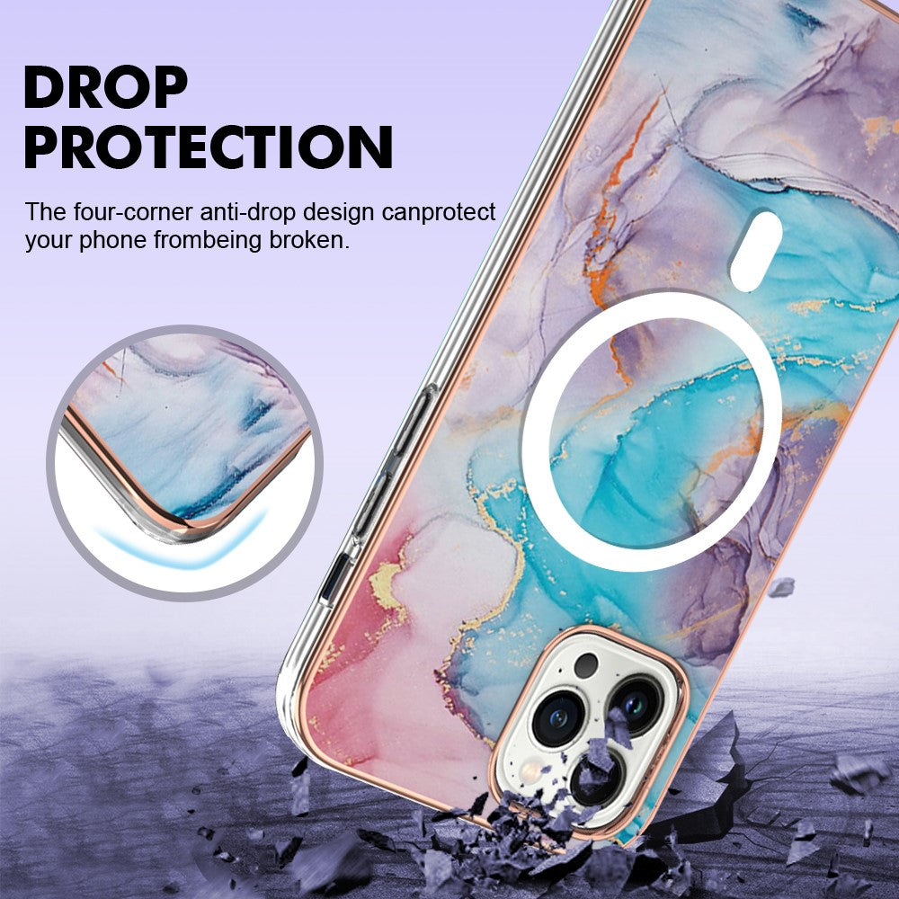 iPhone 15 Pro MagSafe Cover marmor - produktbillede 4