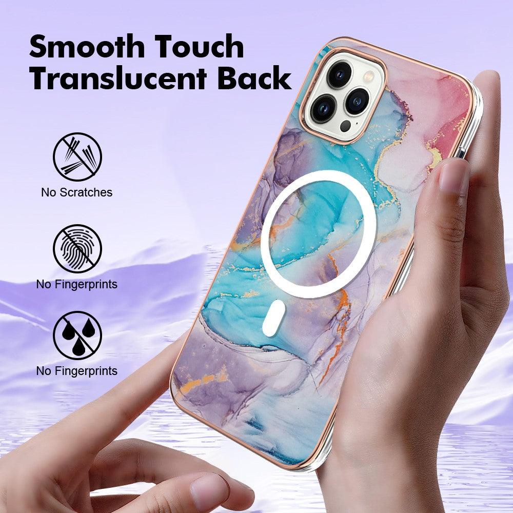 iPhone 15 Pro MagSafe Cover marmor - produktbillede 5