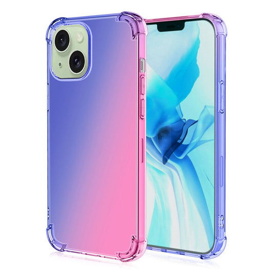 iPhone 15 Cover gradiant – Blå/Pink - produktbillede 1