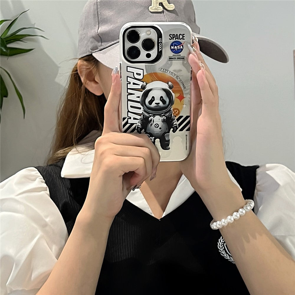 iPhone 14 Pro Cover Graffiti Panda – Sort - produktbillede 3