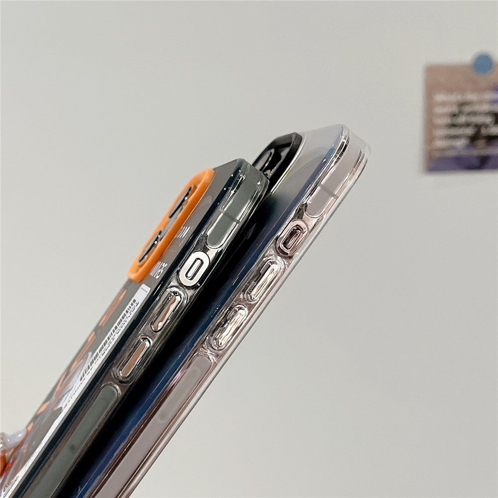 iPhone 14 Pro Cover Graffiti Astronaut Panda – Orange - produktbillede 6