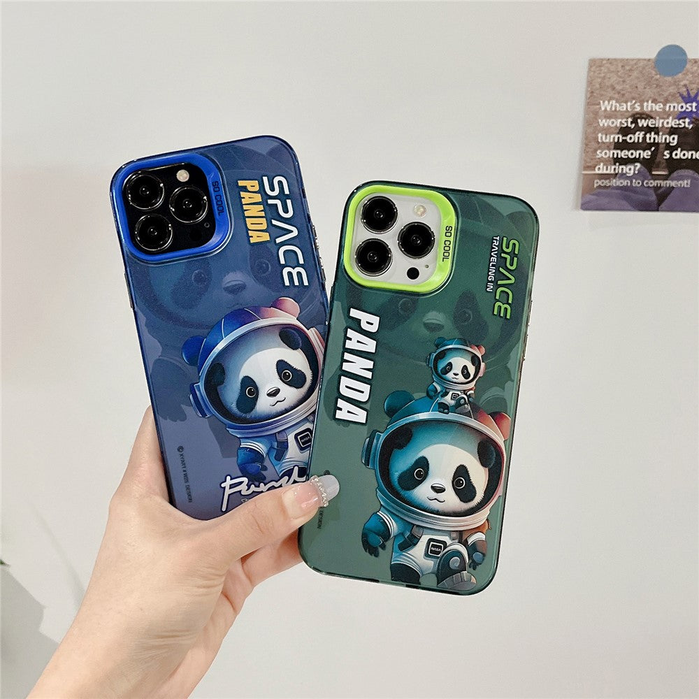 iPhone 13 Pro Max Cover Graffiti Panda – Grøn - produktbillede 9
