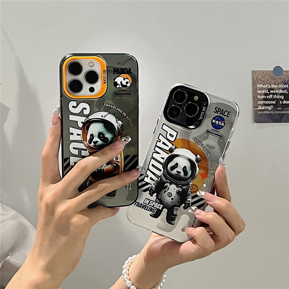 iPhone 14 Pro Max Cover Graffiti Panda – Orange - produktbillede 9