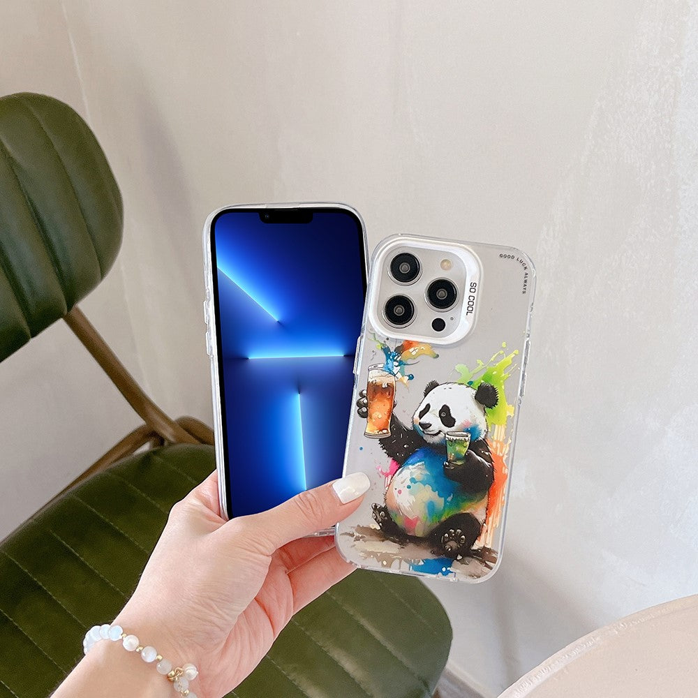 iPhone 13 Pro Max Cover Graffiti Happy Monkey