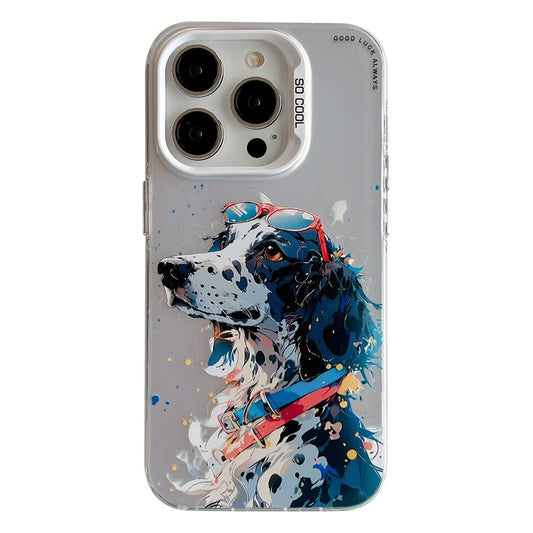 iPhone 13 Pro Max Cover Graffiti Spottet Dog
