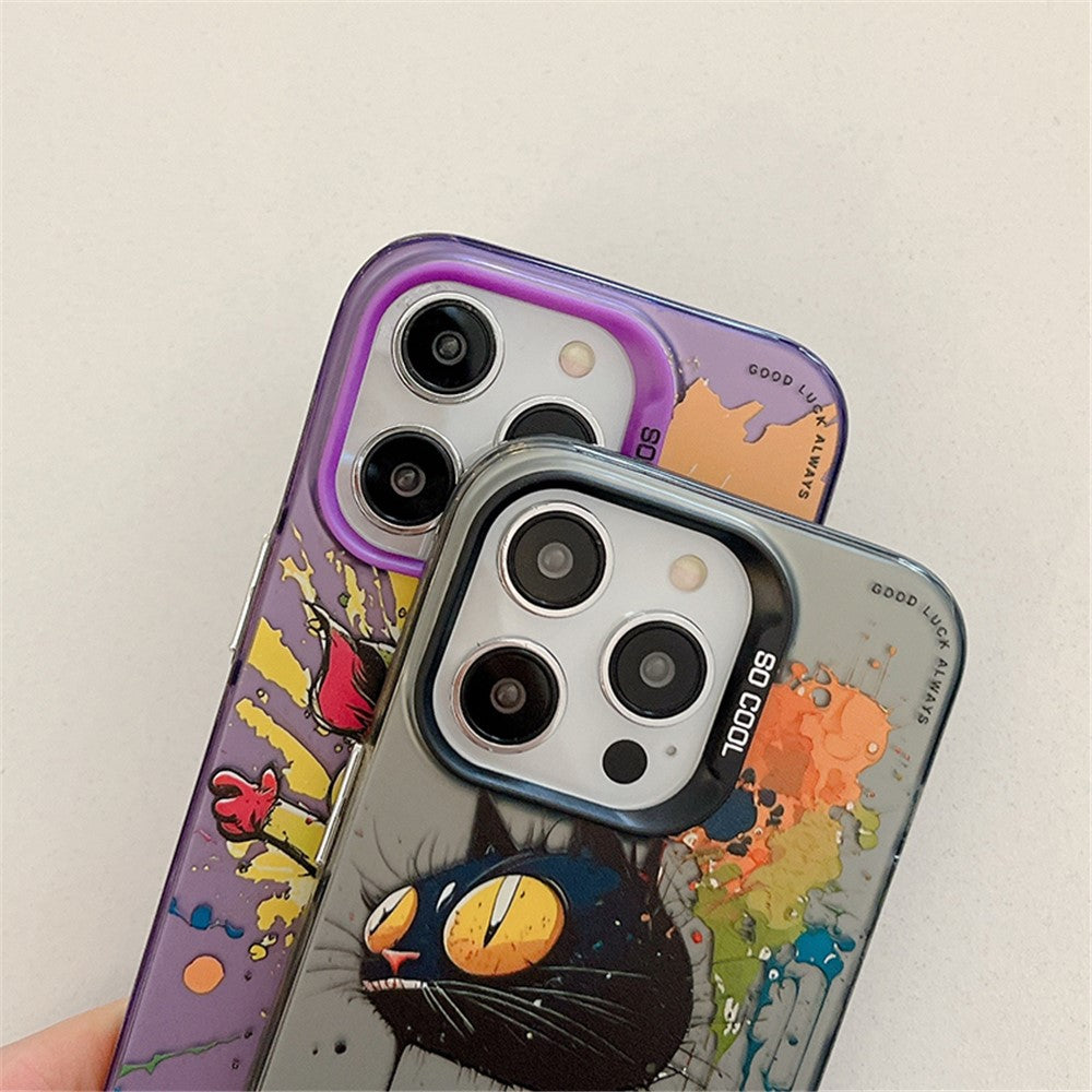 iPhone 14 Pro Max Cover Graffiti Spottet Dog - produktbillede 2