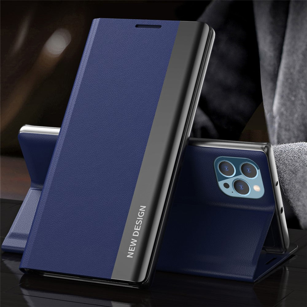 iPhone 15 Pro Max Wallet Flip Cover – Blå