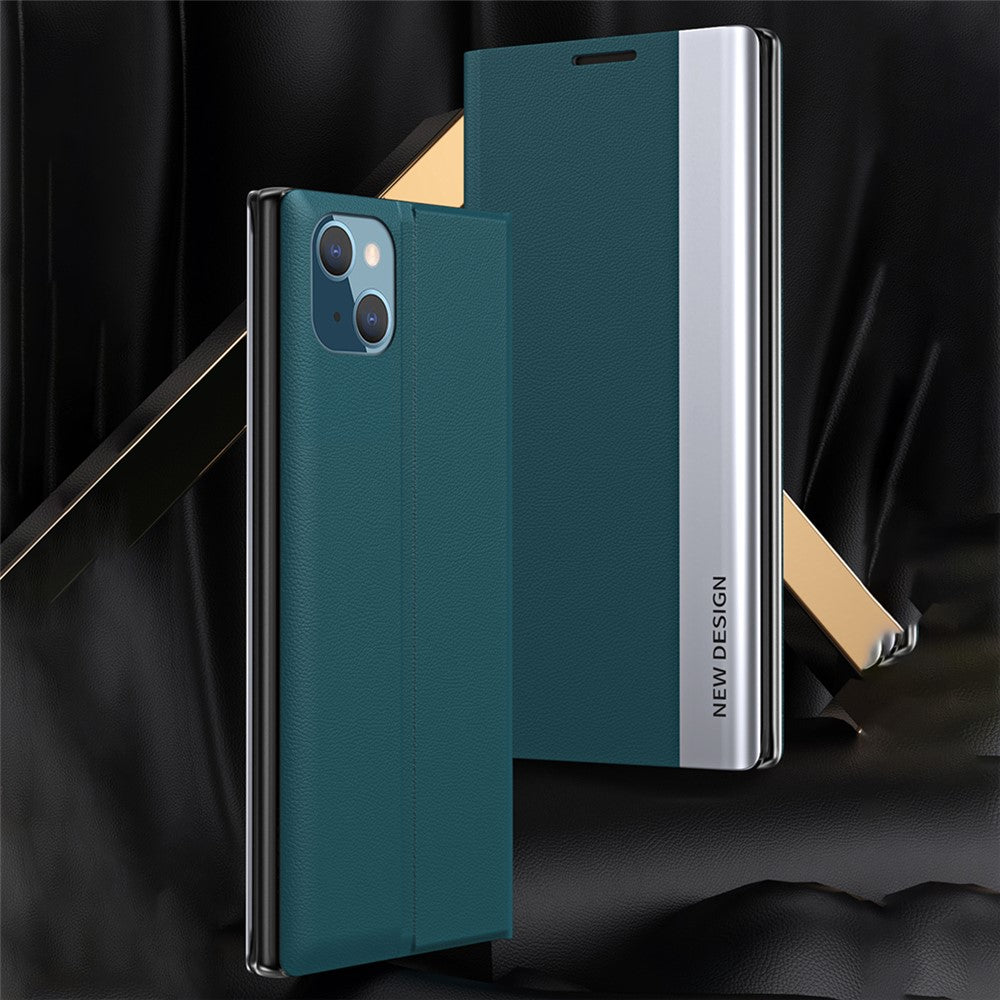 iPhone 15 Wallet Flip Cover – Grøn