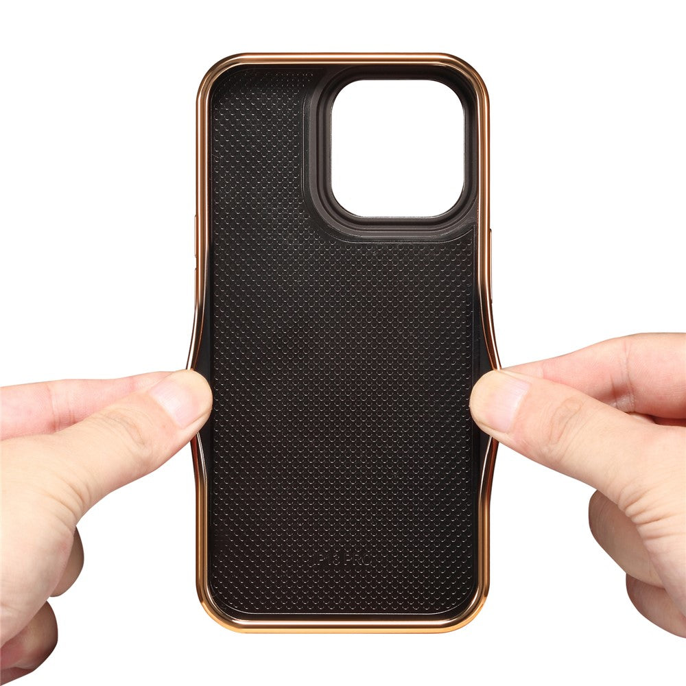 iPhone 15 Pro Max Læder Cover Blomster Art – Lilla - produktbillede 7