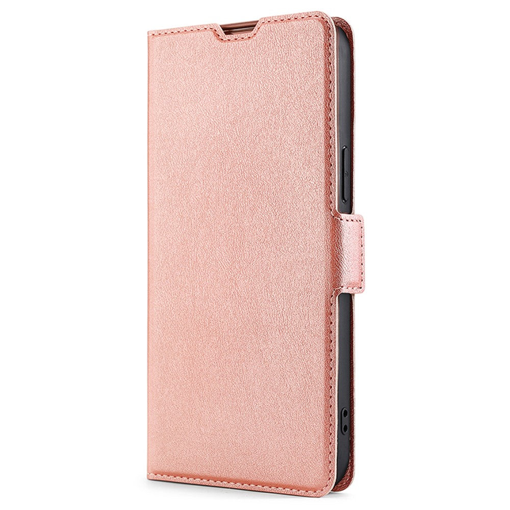 iPhone 15 Plus Wallet Flip Cover rose – Guld - produktbillede 6