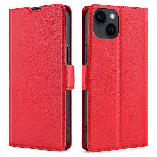 iPhone 15 Plus Wallet Flip Cover – Rød - produktbillede 1