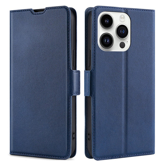 iPhone 15 Pro Wallet Flip Cover – Blå - produktbillede 1