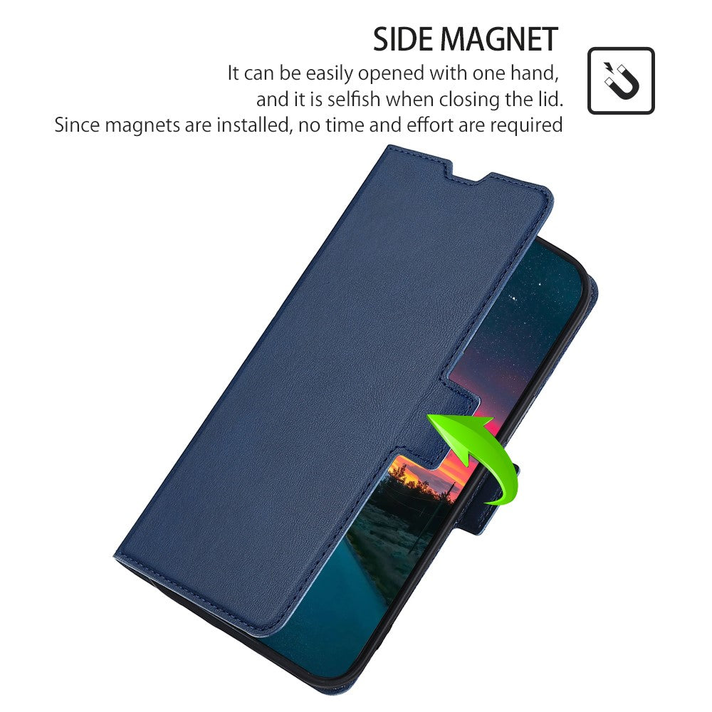 iPhone 15 Pro Wallet Flip Cover – Blå - produktbillede 4