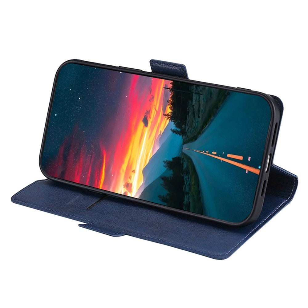 iPhone 15 Pro Max Wallet Flip Cover – Blå - produktbillede 3