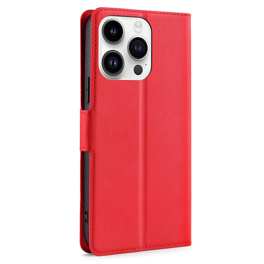 iPhone 15 Pro Max Wallet Flip Cover – Rød - produktbillede 7