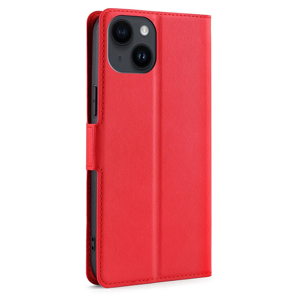 iPhone 15 Wallet Flip Cover – Rød - produktbillede 7