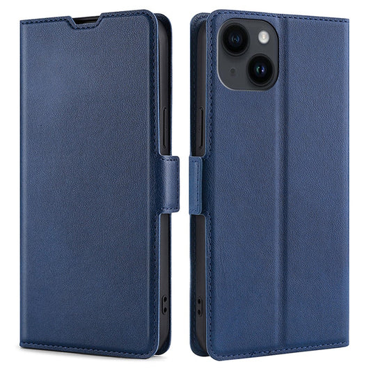 iPhone 15 Wallet Flip Cover – Blå