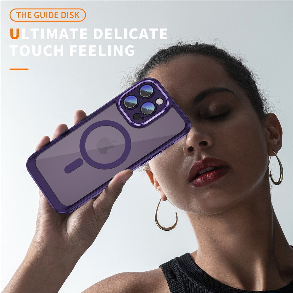 iPhone 15 Pro Max MagSafe Cover & Lens Film Dark – Lilla - produktbillede 7