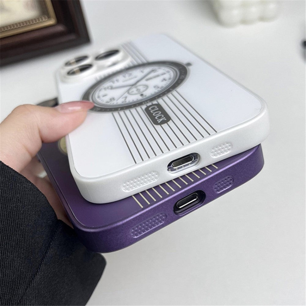 iPhone 15 Pro MagSafe Cover Magnetic Clock Design – Blå - produktbillede 4