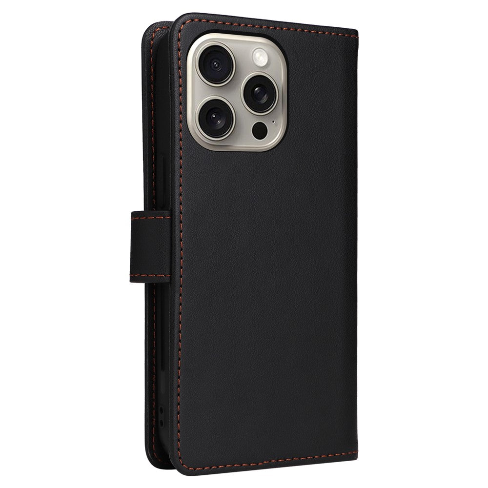 iPhone 15 Pro Max Læder Cover Detachable – Sort - produktbillede 11