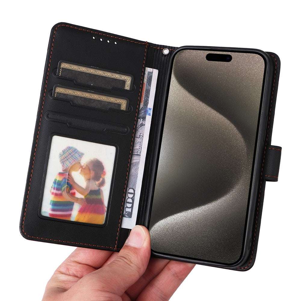 iPhone 15 Pro Max Læder Cover Detachable – Sort - produktbillede 8