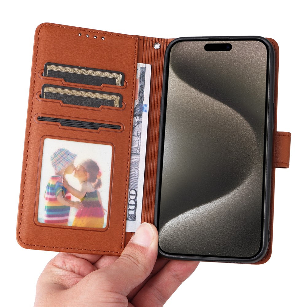 iPhone 15 Pro Max Læder Cover Detachable – Brun - produktbillede 8