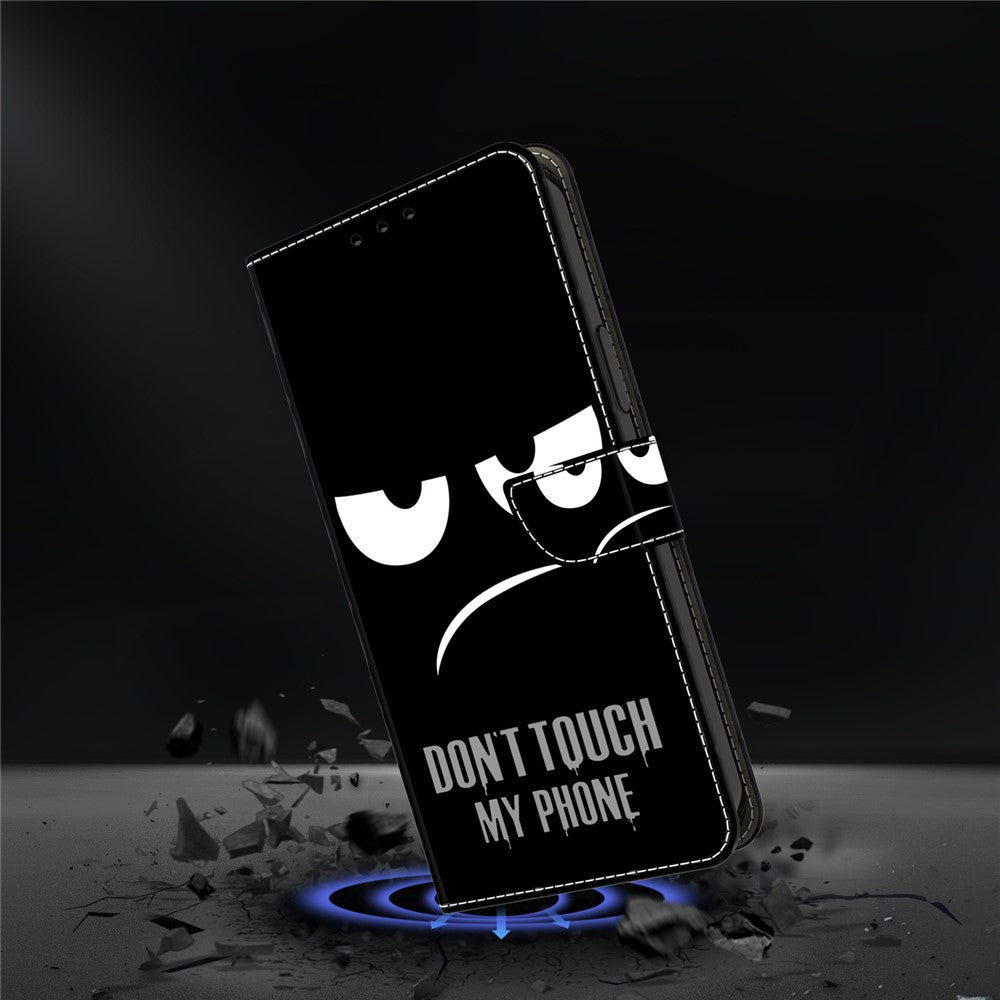 iPhone 15 Wallet Flip Cover Don't Touch - produktbillede 4