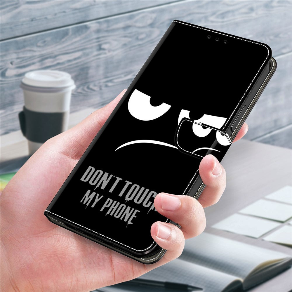 iPhone 15 Wallet Flip Cover Don't Touch - produktbillede 5