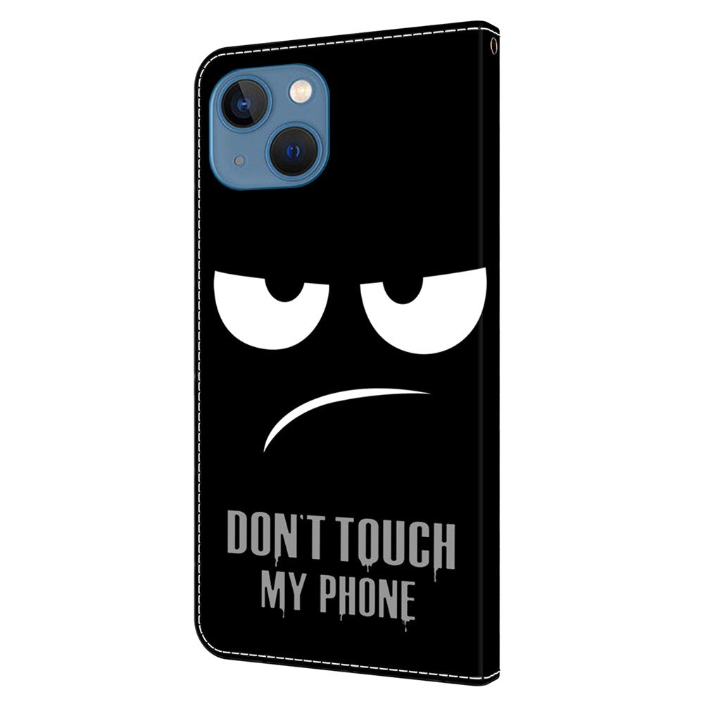 iPhone 15 Wallet Flip Cover Don't Touch - produktbillede 7