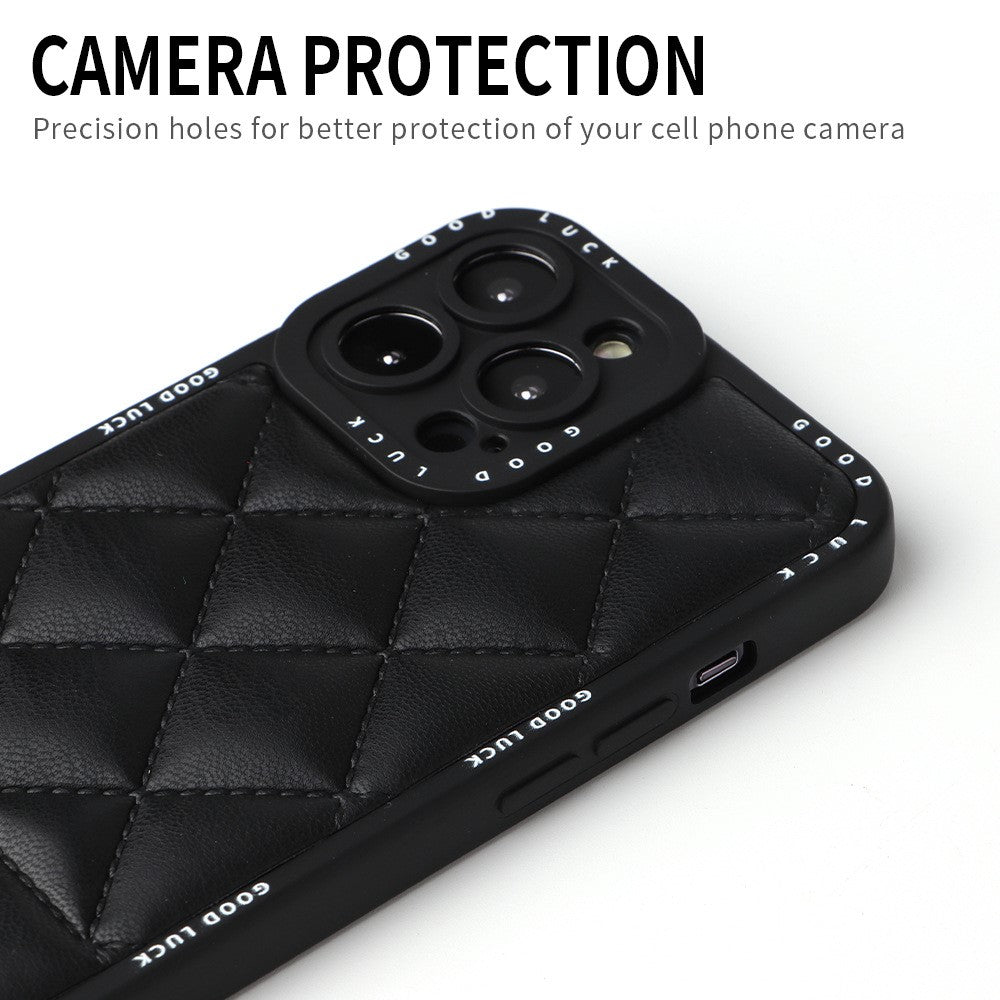iPhone 15 Pro Max Cover Rhombic – Sort - produktbillede 8