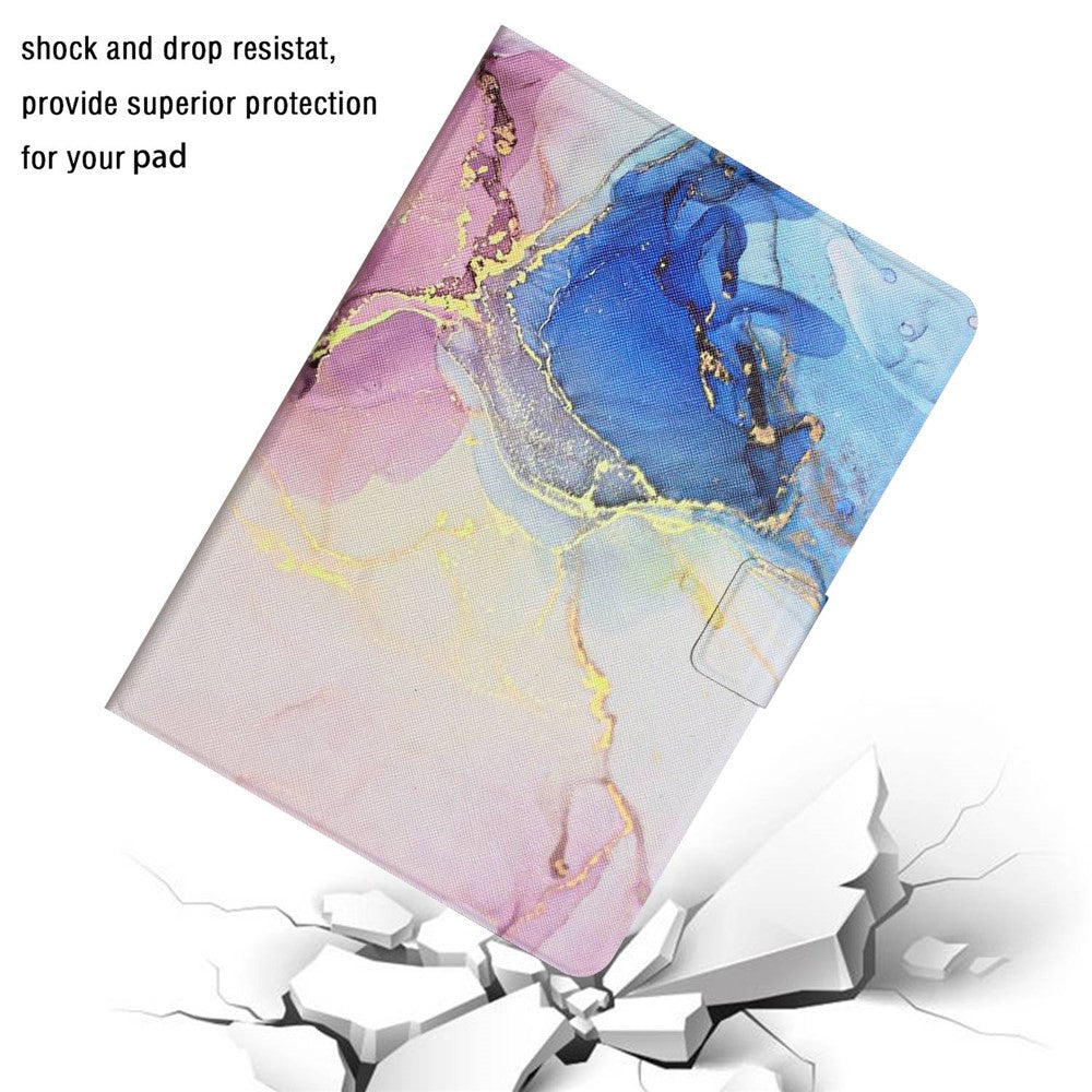 iPad 10,2 Stand Pink Blue Marble - produktbillede 4