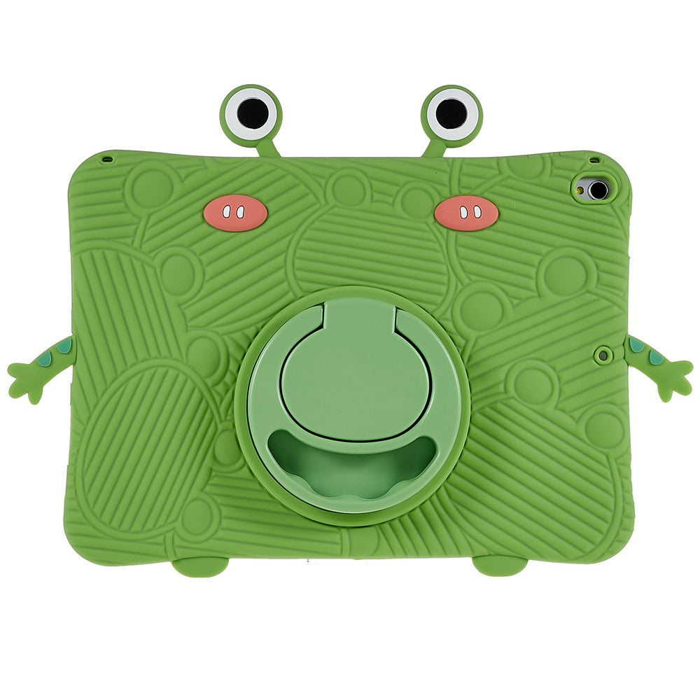 For iPad 10.2 (2021) / (2020) / (2019) / iPad Pro 10.5-inch (2017) / Air 10.5 inch (2019) Protective Case Cartoon Frog Design Silicone + PC Shockproof Tablet Cover - produktbillede 1