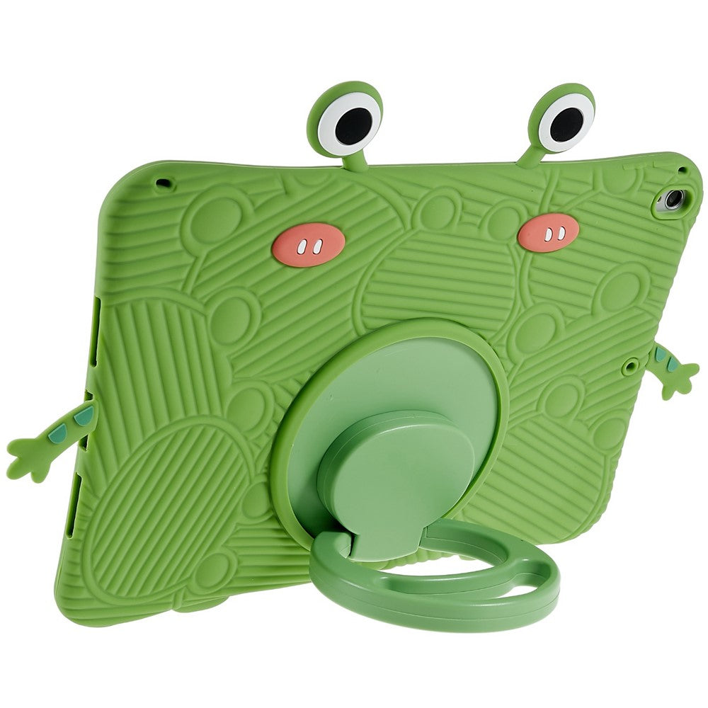 For iPad 10.2 (2021) / (2020) / (2019) / iPad Pro 10.5-inch (2017) / Air 10.5 inch (2019) Protective Case Cartoon Frog Design Silicone + PC Shockproof Tablet Cover - produktbillede 5