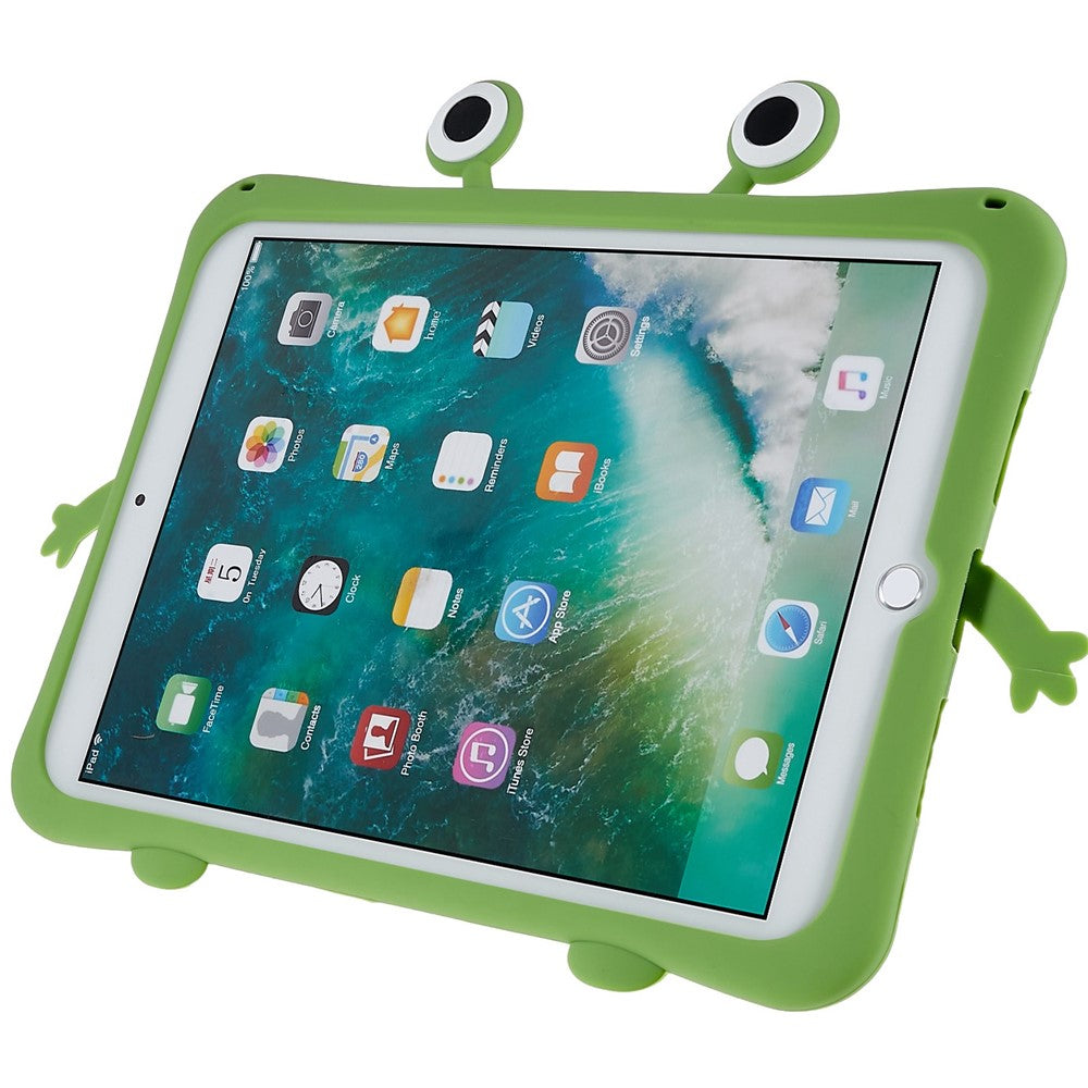 For iPad 10.2 (2021) / (2020) / (2019) / iPad Pro 10.5-inch (2017) / Air 10.5 inch (2019) Protective Case Cartoon Frog Design Silicone + PC Shockproof Tablet Cover - produktbillede 6
