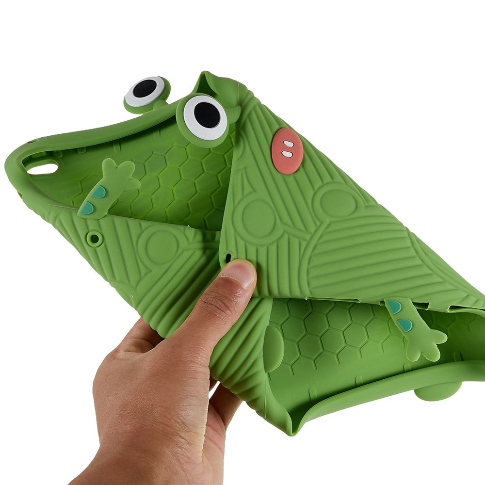 For iPad 10.2 (2021) / (2020) / (2019) / iPad Pro 10.5-inch (2017) / Air 10.5 inch (2019) Protective Case Cartoon Frog Design Silicone + PC Shockproof Tablet Cover - produktbillede 8
