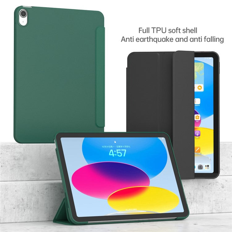 iPad 10,9  Tri-Fold Autowake Mørkblå