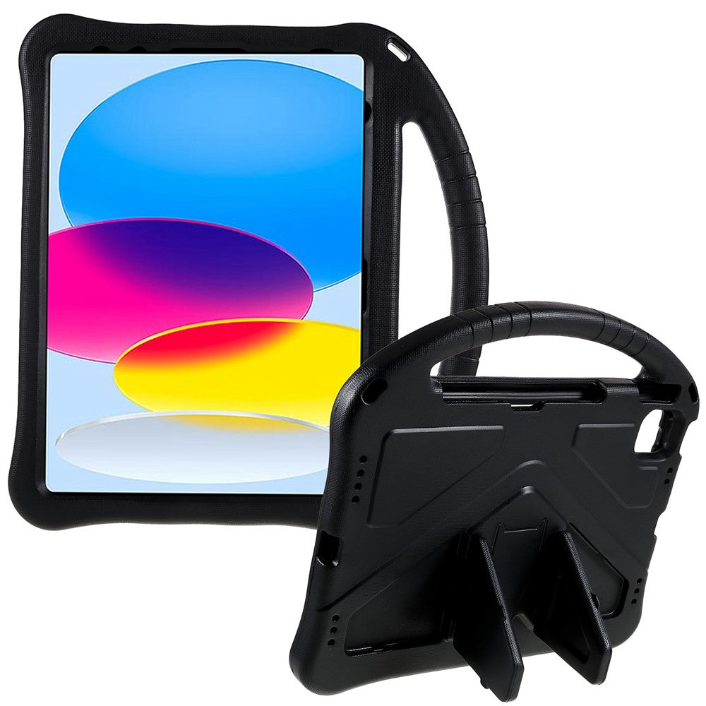 iPad 10,9" (2022) Tablet Cover Handle Protective Kids Case - Black - produktbillede 1