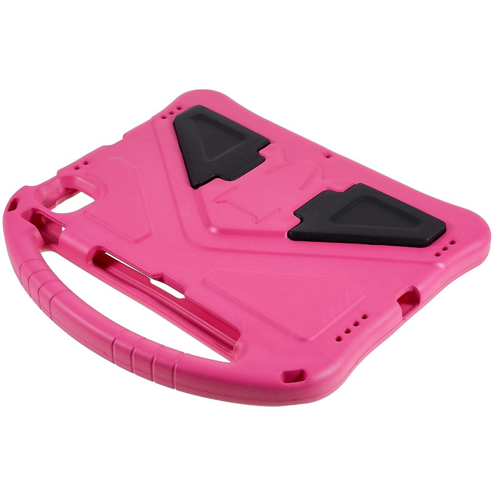 For iPad 10.9 (2022) EVA Rugged Shockproof Tablet Cover Convertible Handle Kickstand Protective Kids Case - Rose - produktbillede 5