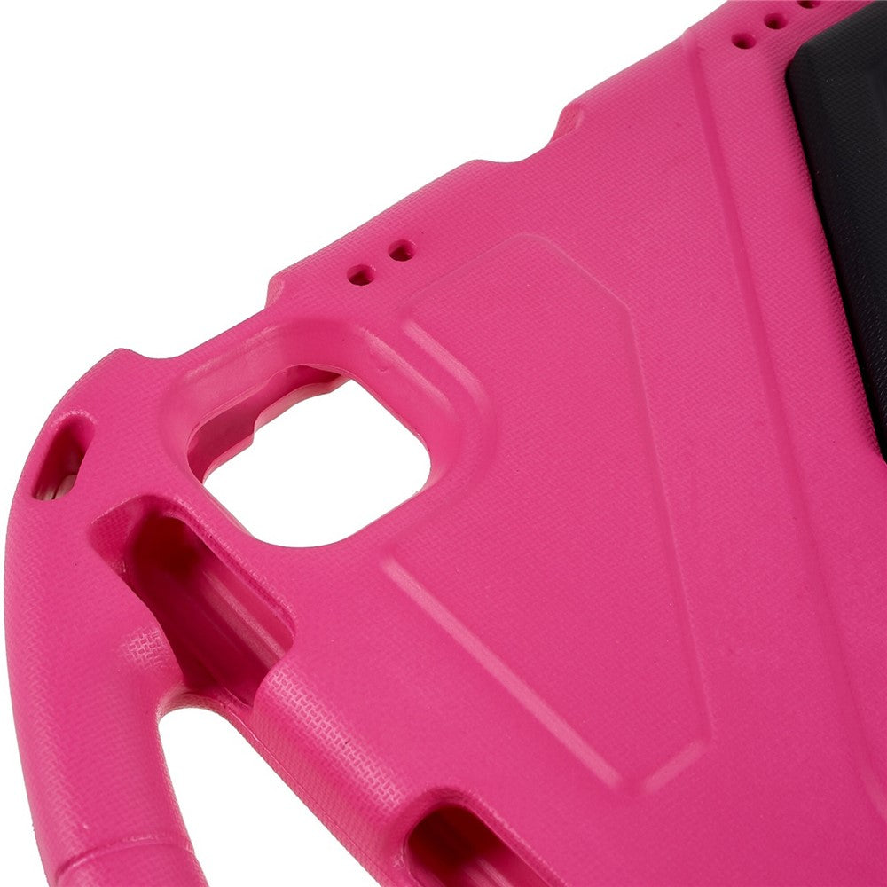 For iPad 10.9 (2022) EVA Rugged Shockproof Tablet Cover Convertible Handle Kickstand Protective Kids Case - Rose - produktbillede 6