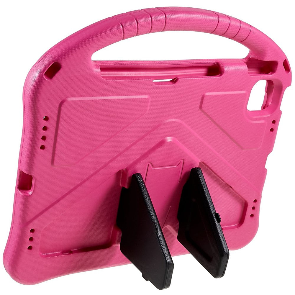 For iPad 10.9 (2022) EVA Rugged Shockproof Tablet Cover Convertible Handle Kickstand Protective Kids Case - Rose - produktbillede 7