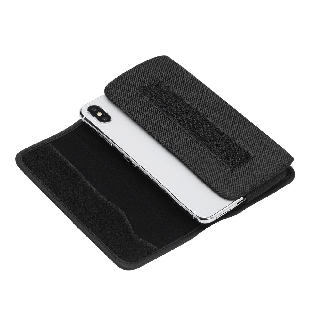 Horizontal Carrying Phone Pouch Belt Clip Holder Case Drop-proof Oxford Cloth Waist Phone Holster, Size: XXL - produktbillede 3