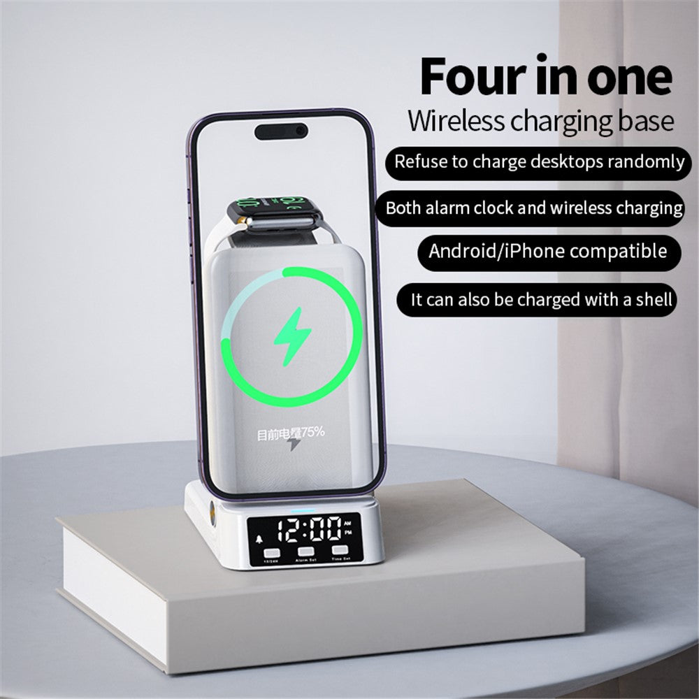 4i1 Trådløs lader f/Samsung Bmed ur 15W QC3