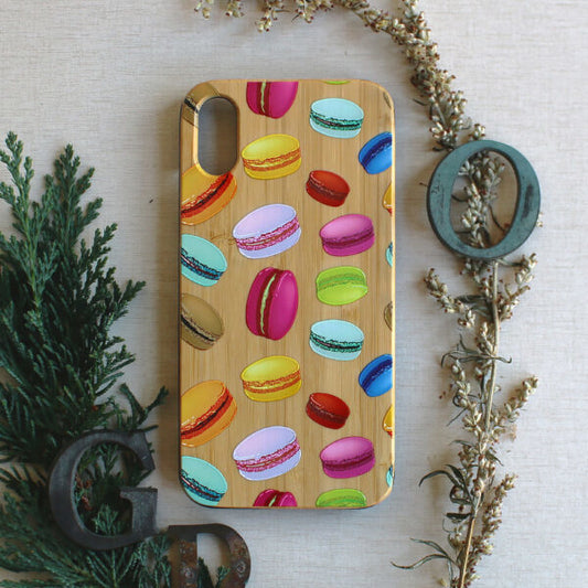 iPhone X/XS Cover Træ Macarone