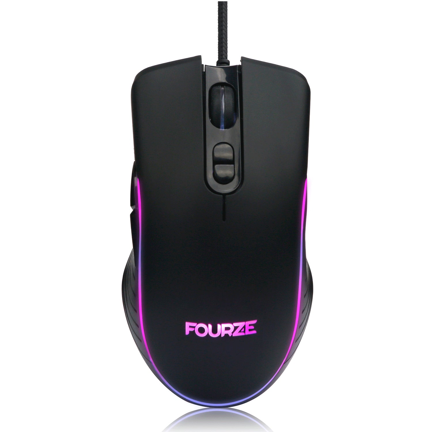 Fourze GM120 Gaming Mouse, RGB, black - EOL - billede 3