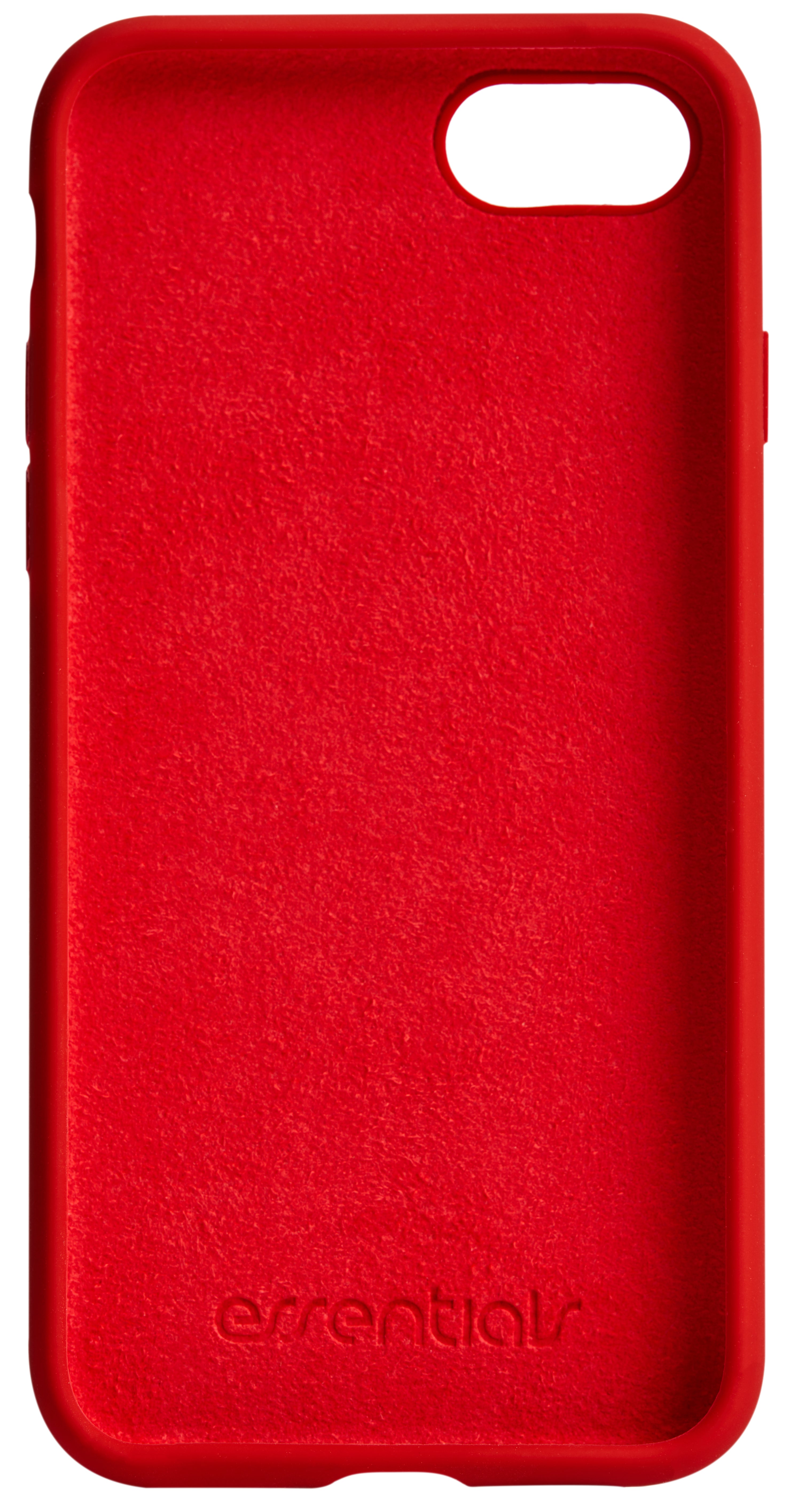 iPhone 6/7/8/SE Silicone Cover – Rød – Essentials - billede 3