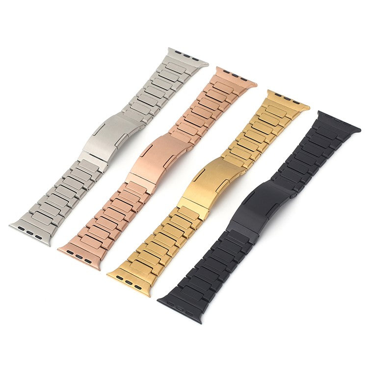 Apple watch urrem 38 40 41mm sort stål