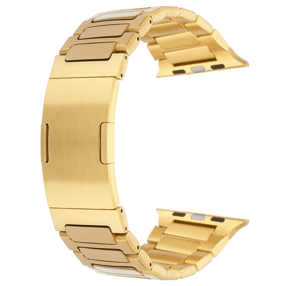Apple watch urrem 38 40 41mm Gold stål - produktbillede 1