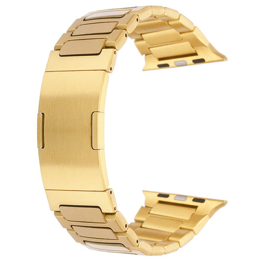 Apple watch urrem 38 40 41mm Gold stål - produktbillede 1