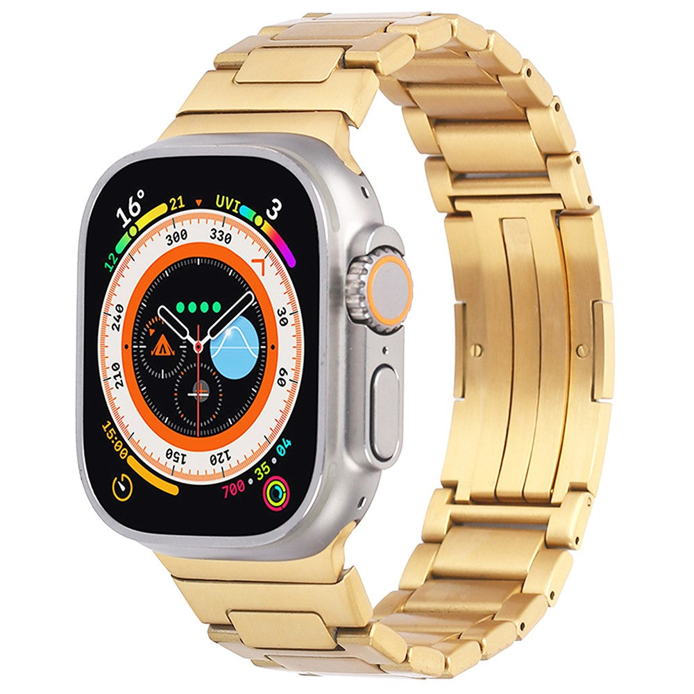 Apple watch urrem 38 40 41mm Gold stål - produktbillede 2